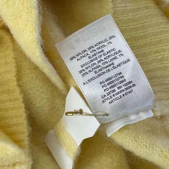 Wilfred Lorin‎ Sweater Women XS Long Sleeve Stretch Alpaca Wool Turtleneck Tie - Picture 12 of 13